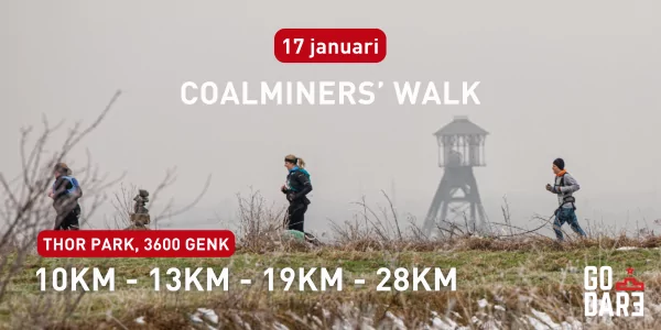 Coalminers' walk winter