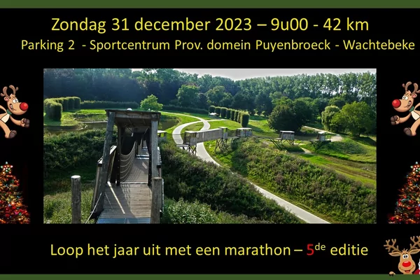Loop het jaar uit met een marathon - 5de editie