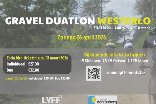 Gravelduatlon Westerlo