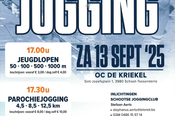 27ste Schootse Parochiejogging