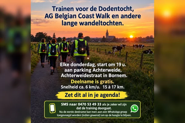 Training Dodentocht en andere lange wandeltochten - 1 oktober 2026